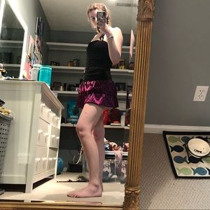 Bodycon Dress with Pink Cheetaprint Flare